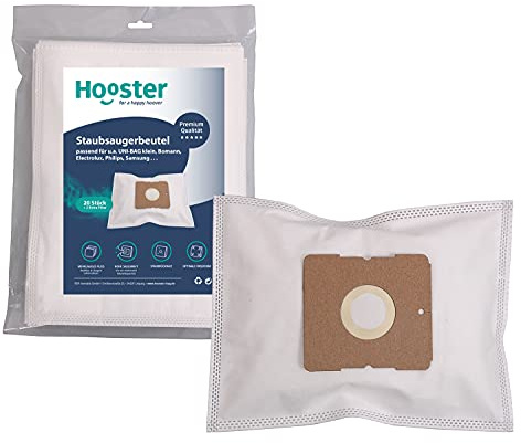 20 Sacchetti per aspirapolvere, adatti per AmazonBasics G51 Swirl Y05 e Menalux 1840, 5 strati – Confezione da 10 con 1 microfiltro