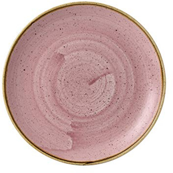 Churchill Stonecast -Coupe Plate Teller- Durchmesser: Ø21,7cm, Farbe wählbar (Petal Pink)