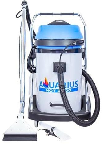 Equip2clean Aquarius Hot 2800 Professional Hot Water Upholstery Carpet Cleaner | 2400W Extraction Power | 76L Waste Tank & 20L Solution Tank | Upholstery Cleaner Machine for Carpets, Rugs & Sofas
