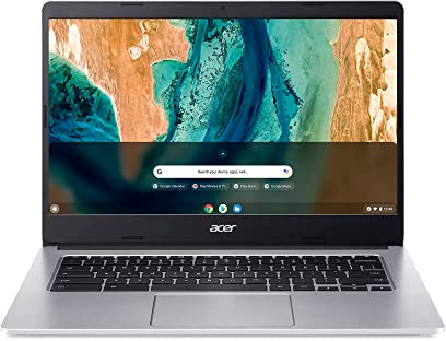 acer Chromebook 314 | Procesador MediaTek MT8183C Octa-Core | Pantalla HD de 14 pulgadas | Gráficos MP3 Mali-G72 | 4GB LPDDR4X | 32GB eMMC | Wi-Fi 5 | Chrome OS | CB314-2H-K3YM