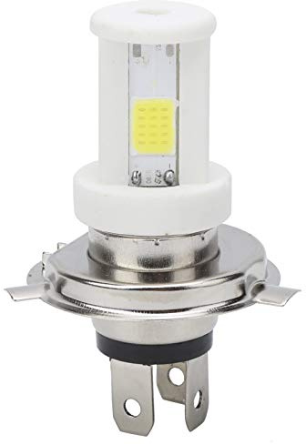 Bombilla de Faro LED Bombilla de Faro, Bombilla LED H4 para Faro Delantero de Motocicleta, Haz Alto/bajo, Reemplazo Luz 1080LM 6500K Lámpara Delantera de Moto 9-12W para Universal