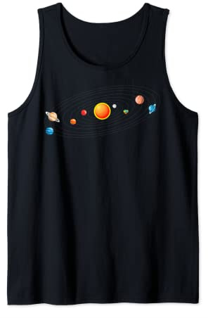 Flat Earth Solar System Flat Earthers Earth Is Flat Earth Tank Top