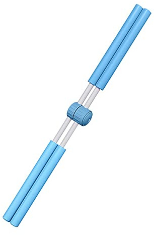 Vetrineinrete® Bastone yoga correttivo posturale pilates ginnastica correttiva corpo libero (Celeste)
