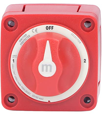 batterie wahlschalter 300 A Batterieschalter 3-Positionen-Zweikreis-Leistungstrennschalter für Marine-Boots-Auto-LKW-Anhänger-RV