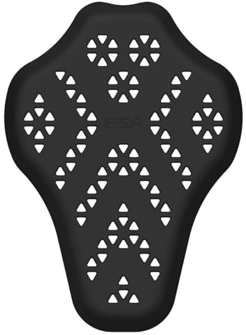 YEBCKZL Protector de espalda CE de 1 nivel para motocicleta, almohadillas de armadura de motocross, inserciones antiimpacto para chaqueta de motocross, traje de esquí.