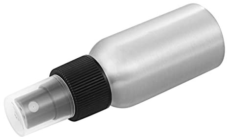 TOVINANNA 2pezzi Spray Bottle Alluminio Ricaricabile Nebulizzatore Multiuso Per Cosmetici e Piante Design Leggero e Colore Argento Con Ugello Pratico Per Viaggi e Uso Quotidiano