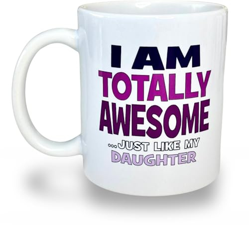Banterous Mum Mug - Funny Mothers Day Cup, Coffee Mug Gift, Presents for Mother from Daughter, Unique Mothers Day Mugs, Ceramic Cup for Tea or Coffee, Birthday Gift for Her, 11oz, Best Mum Mugs