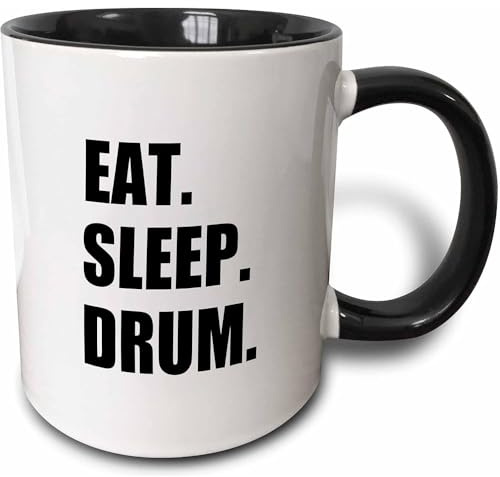 Tazze Da Caffè Moderne Tazza In Ceramica 330Ml, Eat Sleep Love Percussionist Text Ceramica Mugs Vintage Per Festa Della Mamma Compleanno Donna