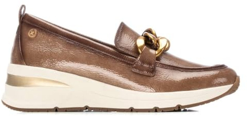 XTI - Mocasines Mujer Beige - Calzado Cómodo y Versátil - Moda Casual - Modelo 14422402 (Talla 39)