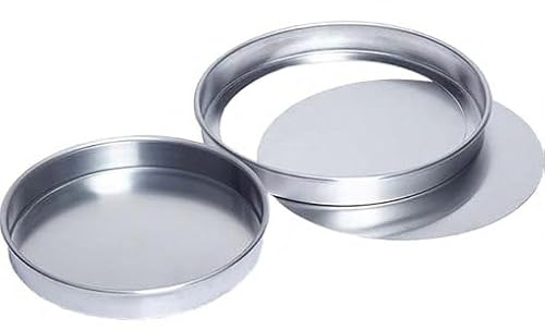 TALA Silver Anodised Aluminium Cake/Sandwich Tin with Loose Base, Choice of Sizes18 cm, 25 cm, 30 cm (7, 10, 12)