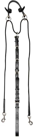 Imperial Riding Chambon IRH Core, Leder-Trainingshilfe für Pferde, Schwarz, Pony