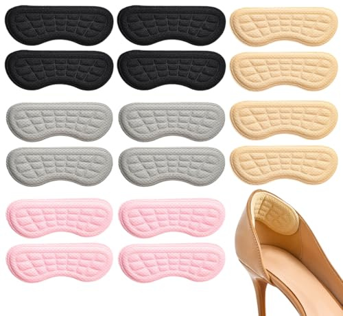 8 Paia Cuscinetti Per Talloni, Cuscini per tallone Pad Heel, Soletta Posteriore, Solette Protezioni del Tallone Per le donne degli uomini Talloniere Grip
