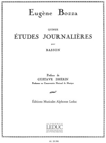 15 ETUDES JOURNALIERES OP64 BASSON