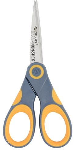 Westcott 14881 Titan-Schere, antihaftbeschichtet, für Büro und Zuhause, 12,7 cm