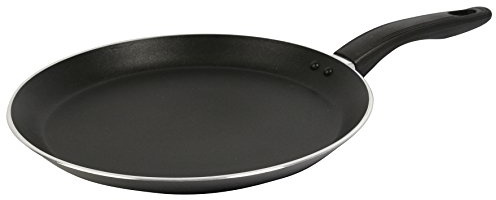 Crealys Sartén para Crepes Gama Brume, Aluminio, Gris, 28 cm