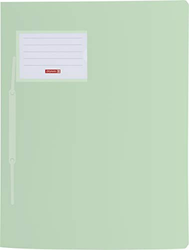 Brunnen Schnellhefter FACT!pp (A4, aus transluzentem PP, mit Namensschild, mit Einstecktasche innen) (Pastell grün)