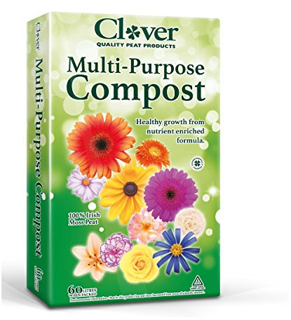 YAOFANG Clover Multi-Purpose Compost - 60 Litres, Healthy Growth From Nutrient Enriched Formula