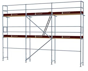 Baugerüst Fassadengerüst Stahl Gerüst Feldlänge 2,50m ca.48 m² original Altrad plettac SL 70 ✓ made in Germany✓ Baugerüst