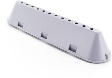 DL-pro, lot de 1 nervure de tambour, 22,5 x 5,3 x 4 cm, pour Indesit C00533119 C00268109 Whirlpool Bauknecht 482000023096, conducteur nervure d'entraînement 12 trous, pour lave-linge et sèche-linge