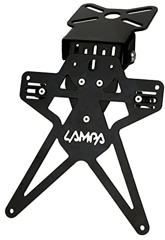 Lampa 91644 Aero-X Evo 4 Motorrad Kennzeichenhalter für italienische Kennzeichen mit verstellbarer Höhe und Neigung