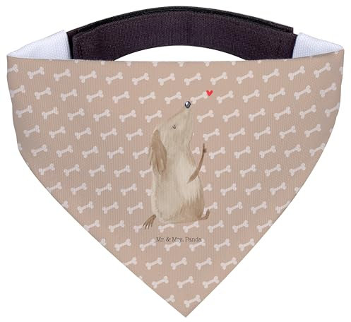 Mr. & Mrs. Panda Hundehalstuch L Hund Liebe - Geschenk, Hundebandana, Sprüche, Hunde, Halstuch Für, Herz, Bandana, Schal