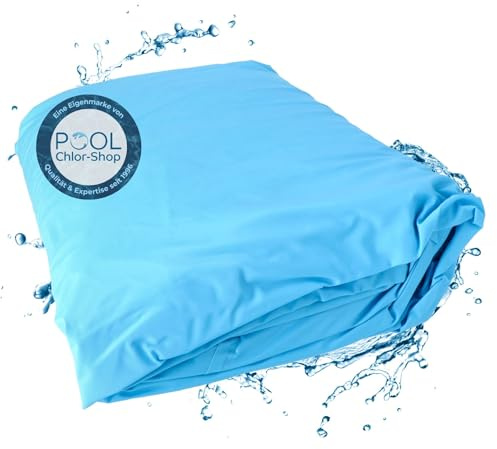 Duraol Poolfolie 3,60m x 0,9m I 0,25mm Folienstärke I Reißfeste Pool Innenfolie rund in Standard Blau I Hochelastische & UV-stabilisierte Poolunterlage I Kältebeständige Rundpool Ersatzfolie