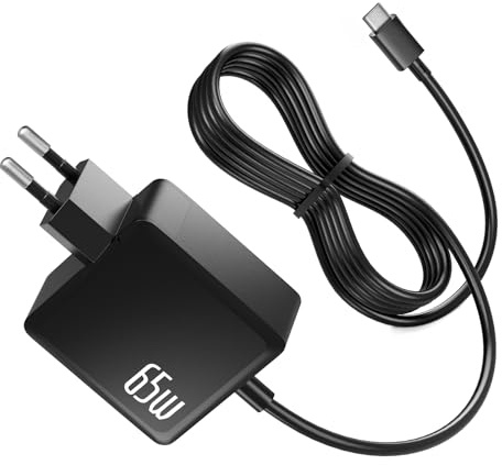Basicvolt 65W 45W Chargeur USB C Ordinateur Portable pour ASUS Zenbook, HP Chromebook, Acer Chromebook Adaptateur Universel Type C
