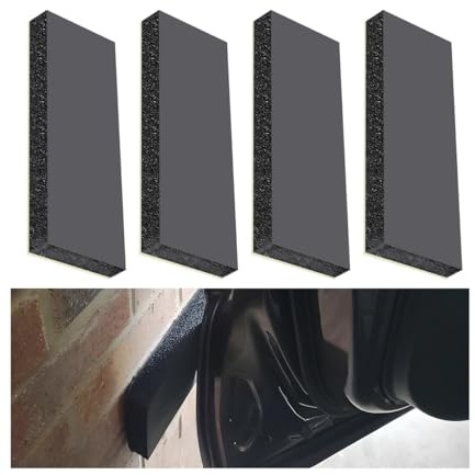 CGEAMDY 4 Stück Auto Schutz Garage Türkantenschutz, Garagen Wandschutz Selbstklebend, Selbstklebende Autotür Wandschutz, 30*10*3 cm Garagentor Kantenschutz Für Autotüren, Garagenwände Und Parkplatz