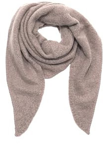 Faera XXL Dreieckstuch Bouclé elastisch weiches Cozy Material, Farben:Grau-2, Größe:One Size