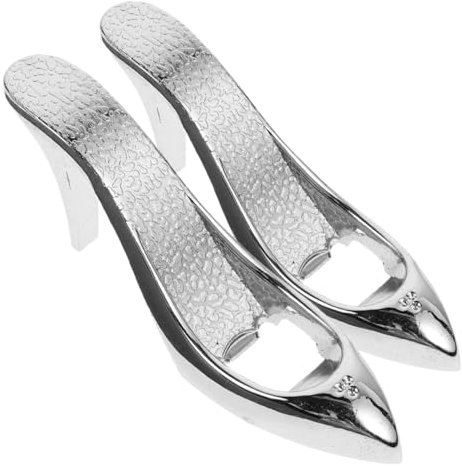BEBEMOKO 2stücke Flaschenöffner High-heel-form Kompakter Deckelöffner Für Bier Und Wein Multifunktionaler Bar-öffner Für Haushalt
