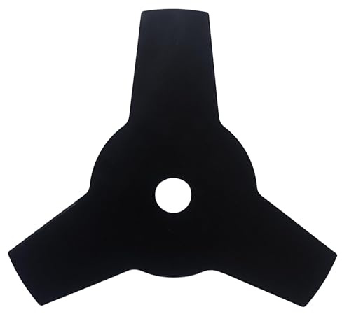 Synergy Accesorios y Repuestos Universales para Desbrozadoras y Motoazadas (Disco de Corte 3 Puntas Universal para Desbrozadora – 255 mm, 25,4 mm Agujero)
