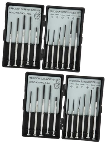 POPETPOP 2sets Cacciavite per Orologi Multifunzione Piccolo Cacciavite Mini per Riparazione Orologi Strumenti di Precisione per Manutenzione Cellulari Occhiali