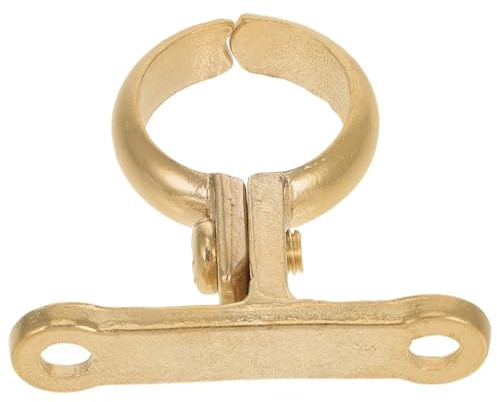 GETAJGHSD Messing Rohrhalter 22mm mit Kabelklemme für Rohrbefestigung Decken und Wandmontage Einsetzbar in Privaten Haushalten und Industriellen Bereichen