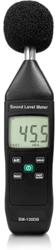 Fonometro, Lettore digitale di decibel e fonometro tipo 2 con certificato calibraze. Strumento misuraze for l'ambiente