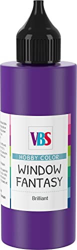 VBS Window Color 85ml Fensterfarbe Glasmalfarbe Malfarbe viele Farben Violett