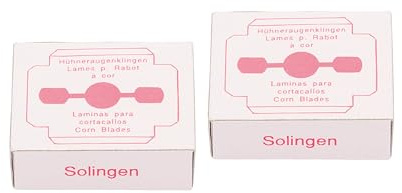 Beautytime Ersatzklingen für Hornhauthobel 2 x 10 Klingen, 1er Pack (1 x 2 Stück)