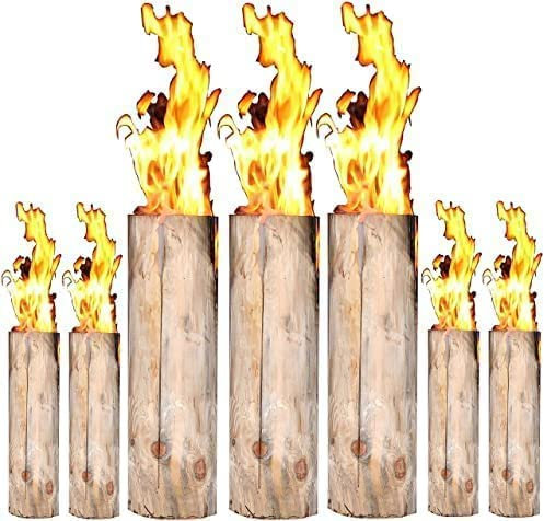 Hoyo Technology GmbH Schwedenfeuer Baumfackel Finnenfackel Gartenfackel Partyfackel Fackel 3 Stück H 60 cm D 15-20 3 Stück H 35 cm D 10-15