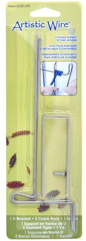 Artistic Wire Coiling Gizmo Econo Winder, 2 rods, 3.0 mm / 0.12 in and 2.0 mm / 0.08 in