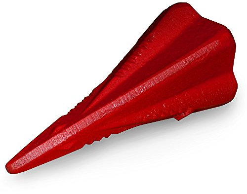 Deuba® Spaltkeil aus Carbon-Stahl 1,6kg Ø 7,5cm Keil Holzspaltkeil Spaltgranate Holzspalter Fällkeil Scheitkeil Drehkeil