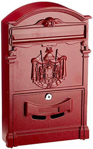 BLINKY 27290-10 Residencia Cassetta Per Lettere, Rosso, 26 x 9 x 41