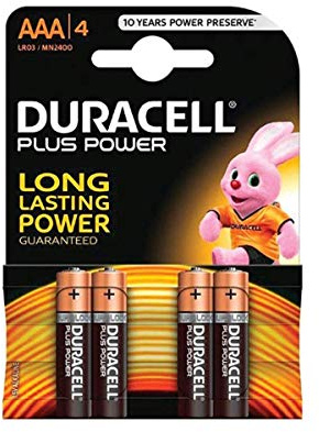 Blister 4 Unidades Pilas AAA Duracell Ministilo