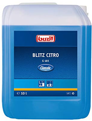 Buzil Blitz Citro G481 10 L Kanister Citrusreiniger Neutralreiniger Allesreiniger Allzweckreiniger Vielzweckreiniger