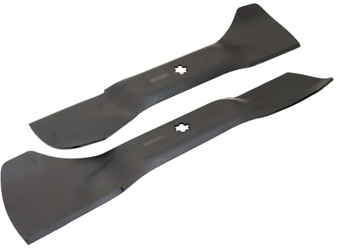 SECURA Messersatz 2 Messer 105cm Mähwerk kompatibel mit MTD - 742-0671A 742-04081 742-0670A 742-04080