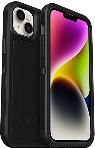 OtterBox Schutzhülle für iPhone 14 Plus Defender Series XT, ohne Bildschirm, robust, rastet an MagSafe EIN, mit Umhängeband