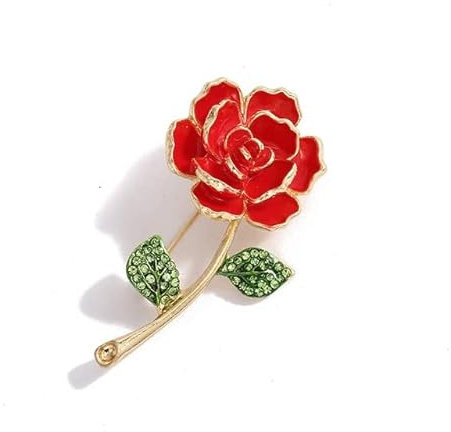 VITAU Kreative Emaille Kristall Perle Brosche Revers Pin Corsage Rose Schnalle Weibliches Kleid Kleidung Anzug Schal Clip