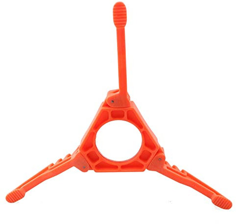 CENPEK Gasflaschenständer Zusammenklappbar Dreibeiniger Brennstoff-Gasflaschenhalter für Camping-Gasflaschen Gaskartusche für Campingkocher