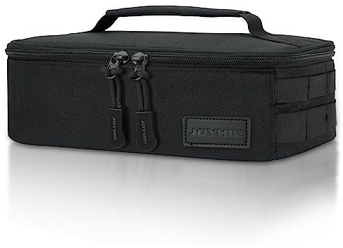 JOYHILL Tactical Lunch Bag for Men, 4L Small Insulated Cooler Bag for Work | 4L Insulated Cool Bag with Carry Handle, Leakproof Lining and MOLLE Webbing for Office Work, Picnic and Beach