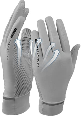 Saiki UV-cykelhandskar, handskyddshandskar | Solhandskar för kvinnor, tvåfingers-pekskär , lämplig för golf, fitness, mountainbike, racercykel