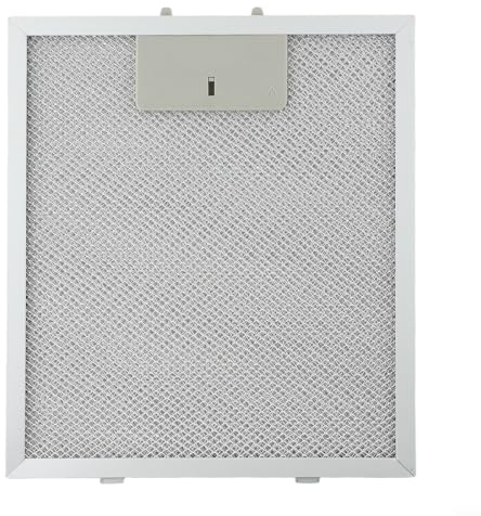 Dunstabzugshaube aus Metall, 230 x 260 mm, Edelstahl, Universal-Dunstabzugshaube, Fettfilter, Abluftventilator für Küche