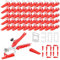 Flintronic 400PCS Tile Leveling System, 3mm 300pcs Tile Spacers Leveling Clips with 100pcs Resuable Wedges with A Tile Leveling Pliers, Tile Installation Tool for Stone and Floors